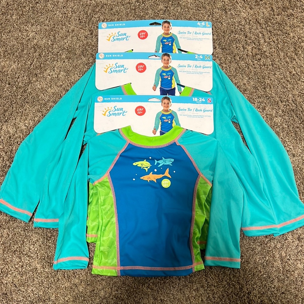 Sun Smart Swim Shirt for boys NWT!!!
